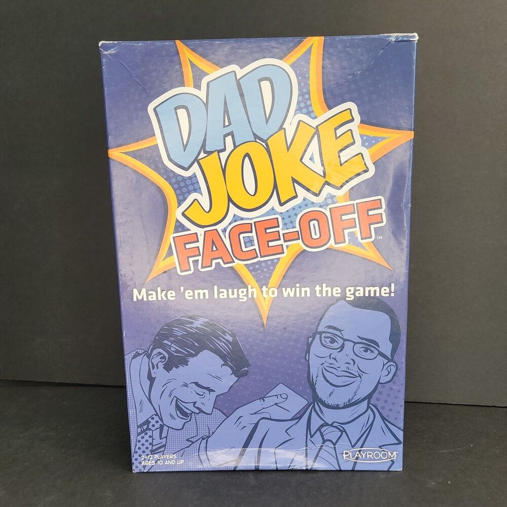 Dad Joke Face Off Card Game Playroom Entertainment Adult Party Incomplete